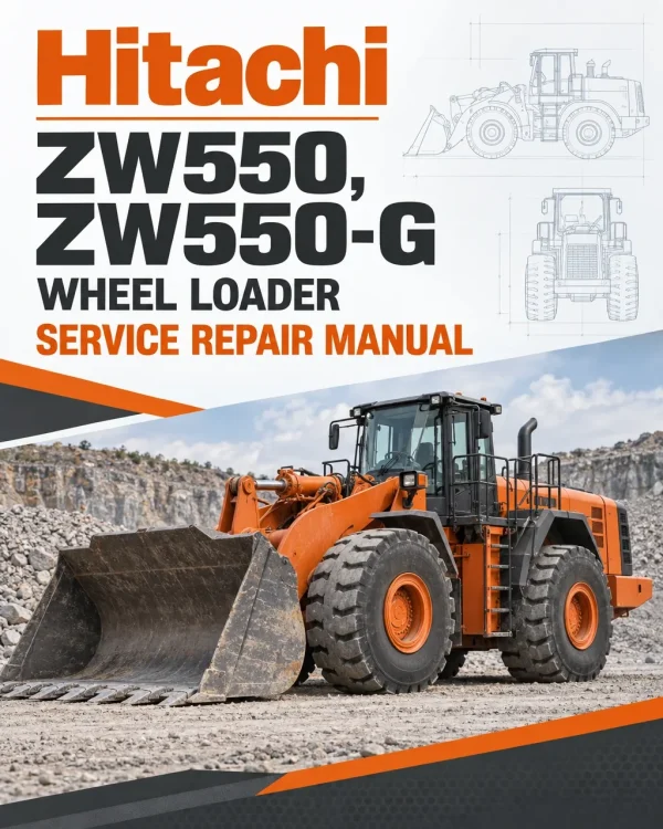 Hitachi ZW550, ZW550-G Wheel Loader Service Repair Manual Hitachi ZW550, ZW550-G Wheel Loader Service Repair Manual