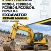 Komatsu PC200-6, PC200LC-6, PC210LC-6, PC220LC-6, PC250LC-6 Excavator Repair Manual (A80001 till A82000)