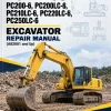 Komatsu PC200-6, PC200LC-6, PC210LC-6, PC220LC-6, PC250LC-6 Excavator Repair Manual (A82001 and Up) Komatsu PC200-6, PC200LC-6, PC210LC-6, PC220LC-6, PC250LC-6 Excavator Repair Manual (A82001 and Up)