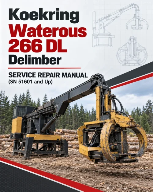 Koekring Waterous 266 DL Delimber Service Repair Manual (SN 51601 and Up)