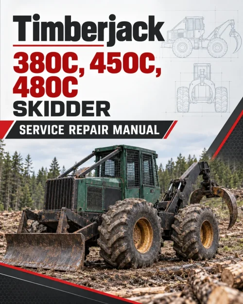 Timberjack 380C, 450C, 480C Skidder Service Repair Manual