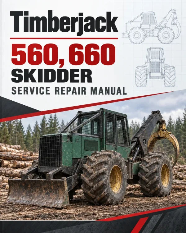 Timberjack 560, 660 Skidder Service Repair Manual