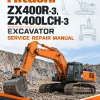 Hitachi ZX400R-3, ZX400LCH-3 Excavator Service Repair Manual