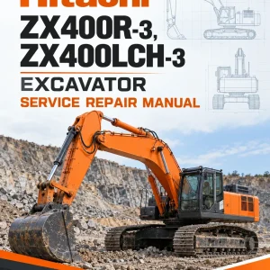 Hitachi ZX400R-3, ZX400LCH-3 Excavator Service Repair Manual Hitachi ZX400R-3, ZX400LCH-3 Excavator Service Repair Manual