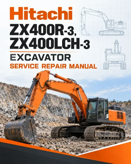 Hitachi ZX400R-3, ZX400LCH-3 Excavator Service Repair Manual Hitachi ZX400R-3, ZX400LCH-3 Excavator Service Repair Manual
