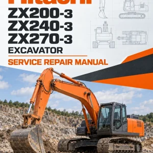 Hitachi ZX200-3, ZX240-3, ZX270-3 Excavator Service Repair Manual