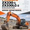 Hitachi ZX330-3, ZX330LC-3 Excavator Service Repair Manual
