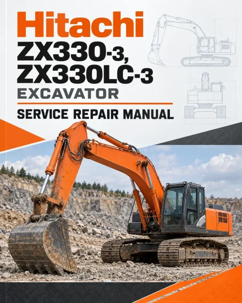 Hitachi ZX330-3, ZX330LC-3 Excavator Service Repair Manual Hitachi ZX330-3, ZX330LC-3 Excavator Service Repair Manual