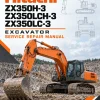 Hitachi ZX350H-3, ZX350LCH-3, ZX350LC-3 Excavator Service Repair Manual