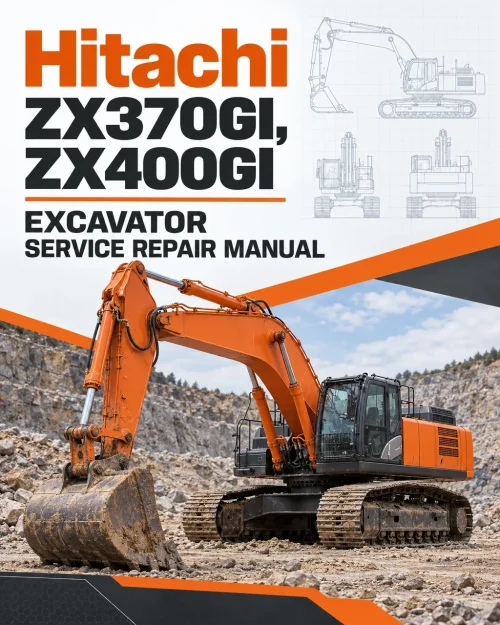 Hitachi ZX370GI, ZX400GI Excavator Service Repair Manual Hitachi ZX370GI, ZX400GI Excavator Service Repair Manual