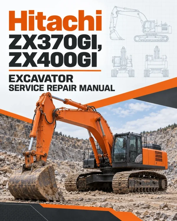 Hitachi ZX370GI, ZX400GI Excavator Service Repair Manual Hitachi ZX370GI, ZX400GI Excavator Service Repair Manual