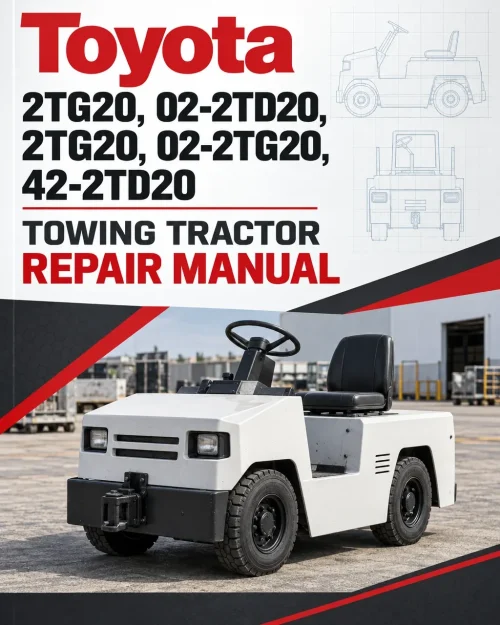 Toyota 2TG20, 02-2TD20, 2TG20, 02-2TG20, 42-2TD20 Towing Tractor Repair Manual Toyota 2TG20, 02-2TD20, 2TG20, 02-2TG20, 42-2TD20 Towing Tractor Repair Manual