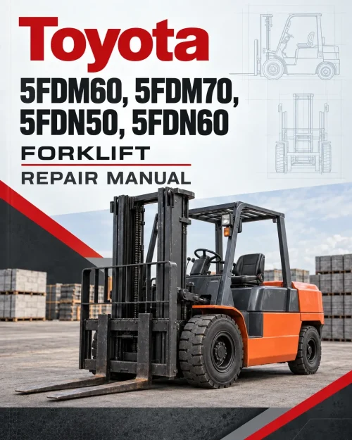 Toyota 5FDM60, 5FDM70, 5FDN50, 5FDN60 Forklift Repair Manual Toyota 5FDM60, 5FDM70, 5FDN50, 5FDN60 Forklift Repair Manual