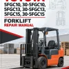 Toyota 5FGC10, 30-5FGC10, 5FGC13, 30-5FGC13, 5FGC15, 30-5FGC15 Forklift Repair Manual