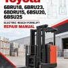 Toyota 6BRU18, 6BRU23, 6BDRU15, 6BSU20, 6BSU25 Electric Reach Repair Manual