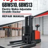 Toyota 6BWS10, 6BWS13 Electric Walkie Adjustable Straddle Stacker Repair Manual Toyota 6BWS10, 6BWS13 Electric Walkie Adjustable Straddle Stacker Repair Manual