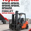 Toyota 6FDU33, 6FDU35, 6FDU40, 6FDU45, 6FDAU50 Forklift Repair Manual Toyota 6FDU33, 6FDU35, 6FDU40, 6FDU45, 6FDAU50 Forklift Repair Manual