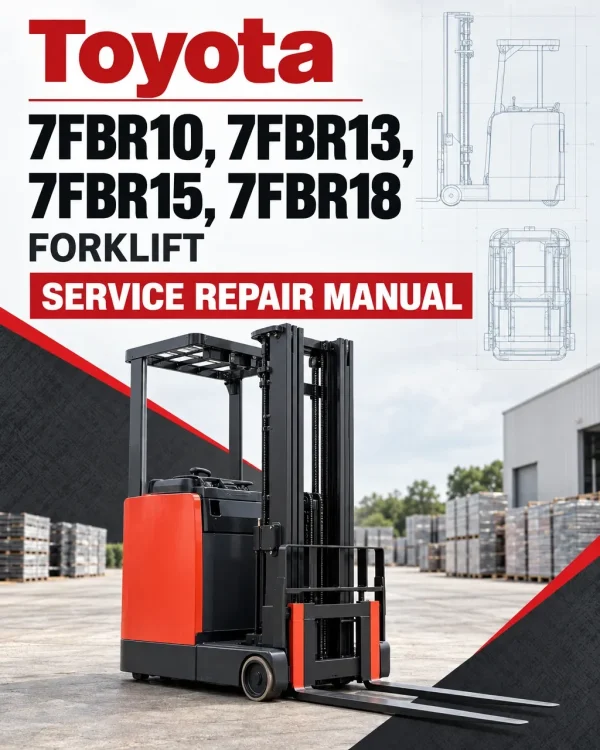 Toyota 7FBR10, 7FBR13, 7FBR15, 7FBR18 Forklift Service Repair Manual Toyota 7FBR10, 7FBR13, 7FBR15, 7FBR18 Forklift Service Repair Manual