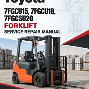 Toyota 7FGCU15, 7FGCU18, 7FGCSU20 Forklift Service Repair Manual Toyota 7FGCU15, 7FGCU18, 7FGCSU20 Forklift Service Repair Manual