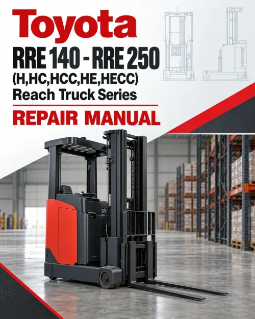Toyota RRE 140 - RRE 250 (H,HC,HCC,HE,HECC) Reach Truck Series Repair Manual Toyota RRE 140 - RRE 250 (H,HC,HCC,HE,HECC) Reach Truck Series Repair Manual