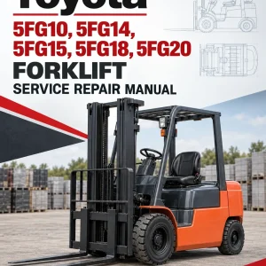 Toyota 5FG10, 5FG14, 5FG15, 5FG18, 5FG20 Forklift Service Repair Manual Toyota 5FG10, 5FG14, 5FG15, 5FG18, 5FG20 Forklift Service Repair Manual