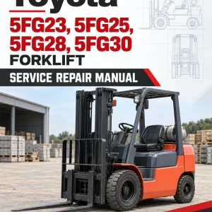 Toyota 5FG23, 5FG25, 5FG28, 5FG30 Forklift Service Repair Manual