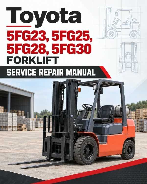Toyota 5FG23, 5FG25, 5FG28, 5FG30 Forklift Service Repair Manual