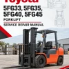 Toyota 5FG33, 5FG35, 5FG40, 5FG45 Forklift Service Repair Manual Toyota 5FG33, 5FG35, 5FG40, 5FG45 Forklift Service Repair Manual