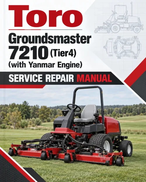 Toro Groundsmaster 7210 (Tier4) (with Yanmar Engine) Service Repair Manual Toro Groundsmaster 7210 (Tier4) (with Yanmar Engine) Service Repair Manual