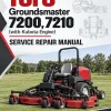 Toro Groundsmaster 7200, 7210 (with Kubota Engine) Service Repair Manual Toro Groundsmaster 7200, 7210 (with Kubota Engine) Service Repair Manual
