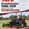 Toro Groundsmaster 5900, 5910 (Models 31598, 31599) Service Repair Manual