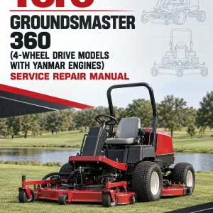 Toro Groundsmaster 360 (4-Wheel Drive Models with Yanmar Engines) Service Repair Manual