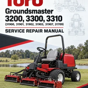 Toro Groundsmaster 3200, 3300, 3310 (31900, 31901, 31902, 31903, 31907, 31709) Service Repair Manual