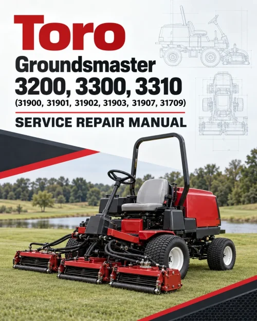Toro Groundsmaster 3200, 3300, 3310 (31900, 31901, 31902, 31903, 31907, 31709) Service Repair Manual Toro Groundsmaster 3200, 3300, 3310 (31900, 31901, 31902, 31903, 31907, 31709) Service Repair Manual