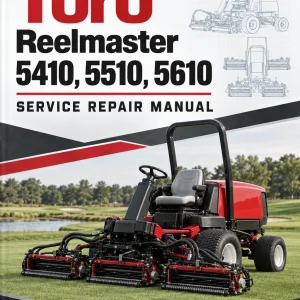 Toro Reelmaster 5410, 5510, 5610 Service Repair Manual Toro Reelmaster 5410, 5510, 5610 Service Repair Manual