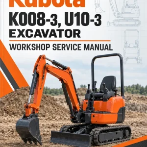 Kubota K008-3, U10-3 Excavator Workshop Service Manual Kubota K008-3, U10-3 Excavator Workshop Service Manual