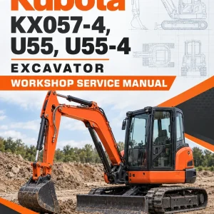 Kubota KX057-4, U55, U55-4 Excavator Workshop Service Manual Kubota KX057-4, U55, U55-4 Excavator Workshop Service Manual