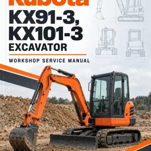 Kubota KX91-3, KX101-3 Excavator Workshop Service Manual Kubota KX91-3, KX101-3 Excavator Workshop Service Manual