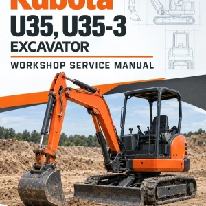 Kubota U35, U35-3 Excavator Workshop Service Manual Kubota U35, U35-3 Excavator Workshop Service Manual
