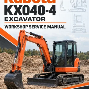 Kubota KX040-4 Excavator Workshop Service Manual
