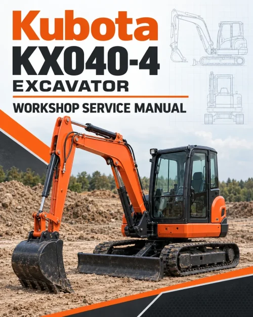 Kubota KX040-4 Excavator Workshop Service Manual Kubota KX040-4 Excavator Workshop Service Manual