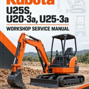 Kubota U25S, U20-3a, U25-3a Workshop Service Manual Kubota U25S, U20-3a, U25-3a Workshop Service Manual