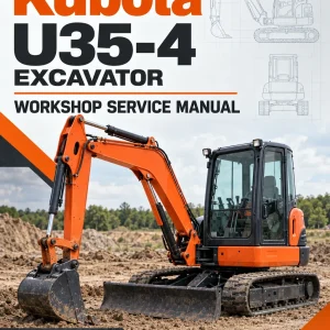 Kubota U35-4 Excavator Workshop Service Manual Kubota U35-4 Excavator Workshop Service Manual