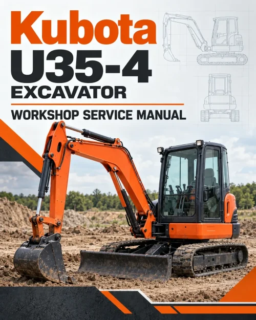 Kubota U35-4 Excavator Workshop Service Manual