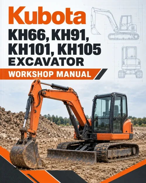 Kubota KH66, KH91, KH101, KH105 Excavator Workshop Manual Kubota KH66, KH91, KH101, KH105 Excavator Workshop Manual