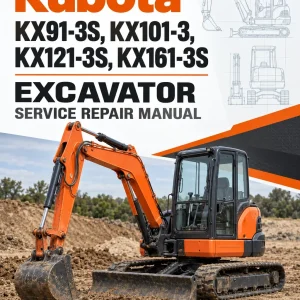 Kubota KX91-3S, KX101-3, KX121-3S, KX161-3S Excavator Manual Kubota KX91-3S, KX101-3, KX121-3S, KX161-3S Excavator Manual