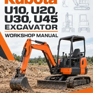 Kubota U10, U20, U30, U45 Excavator Workshop Manual Kubota U10, U20, U30, U45 Excavator Workshop Manual