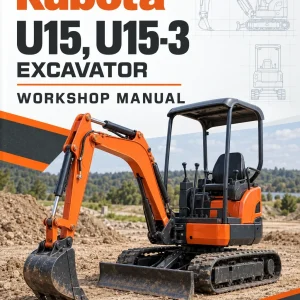 Kubota U15, U15-3 Excavator Workshop Manual