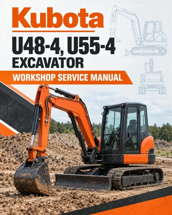 Kubota U48-4, U55-4 Excavator Workshop Service Manual Kubota U48-4, U55-4 Excavator Workshop Service Manual