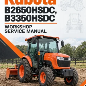 Kubota B2650HSDC, B3350HSDC Workshop Service Manual